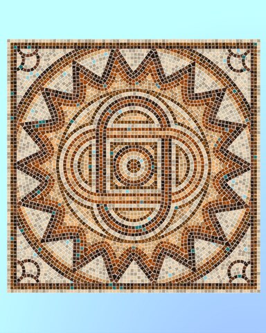 Memorable Mosaic Badge - Quinn's Aquarium