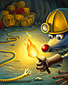 Fire In The Hole Badge - Sudoku Puzzle Blast