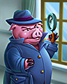 Inspector Bacon Badge - CLUE Secrets & Spies