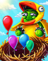 Balloon Brood Badge - Poppit! Sprint