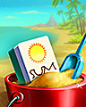 Bucket Of Sunshine Badge - Mahjong Garden HD