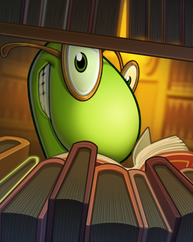 Lex At Play Badge - Bookworm HD