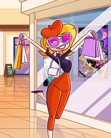 Kim Shopping Spree Badge - Canasta HD Kim Shopping Spree Badge - Canasta HD