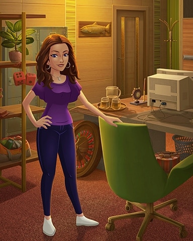 Take Your Seat Badge - Claire Hart: Secret In The Shadows