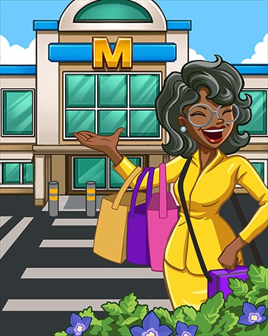 Mall Shopping Badge - Dice City Roller HD