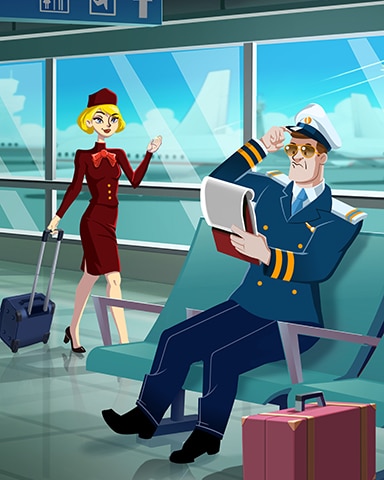 Captain Confused Badge - First Class Solitaire HD