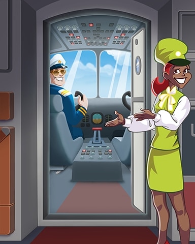Welcome To The Cockpit Badge - First Class Solitaire HD Welcome To The Cockpit Badge - First Class Solitaire HD