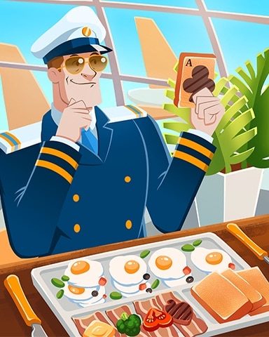 Ace Pilot Toast Badge - First Class Solitaire HD Ace Pilot Toast Badge - First Class Solitaire HD