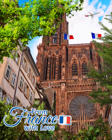 Strasbourg Cathedral Badge - From France With Love