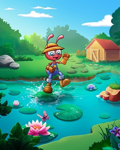 Cross The River Badge - Garden Blast