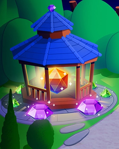 Glowing Gazebo Badge - Jewel Academy