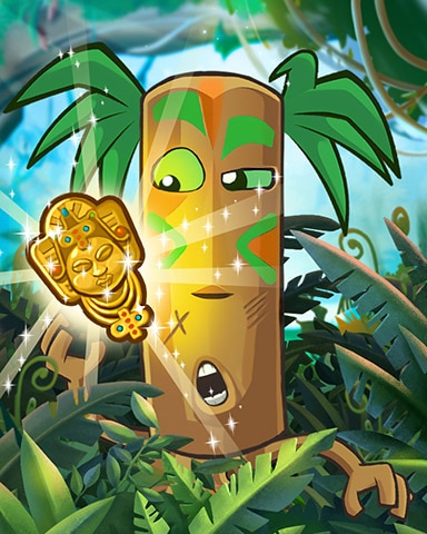 Tiki Treasure Badge - Jungle Gin HD