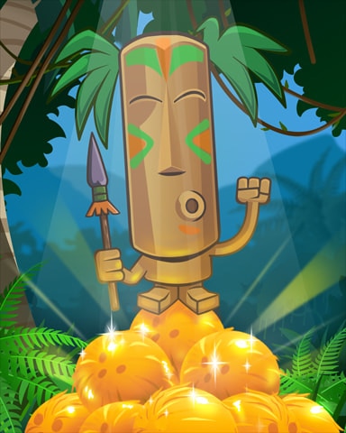 Golden Coconut Badge - Jungle Gin HD