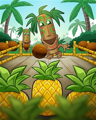 Bowling Pineapple Badge - Jungle Gin HD