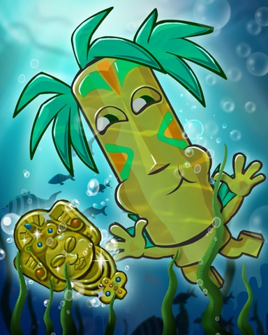 Underwater Treasure Hunt Badge - Jungle Gin HD