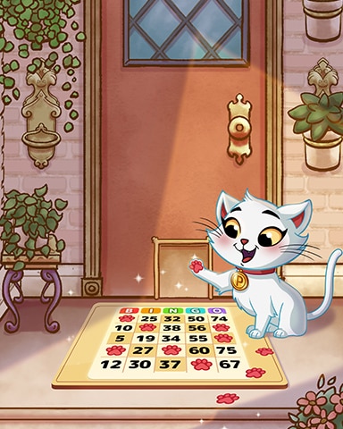 Paw Play Badge - Lucky Cat Bingo