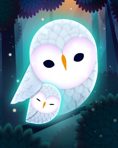 Sleepy Owlet Badge - Lumeno
