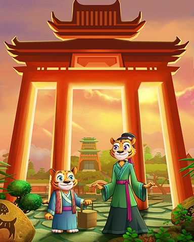 Peaceful Outing Badge - Mahjong Garden HD