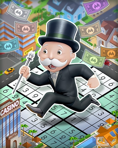 Running The Numbers Badge - MONOPOLY Sudoku