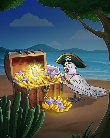 Polly Want A Treasure Badge - Mahjong Sanctuary Polly Want A Treasure Badge - Mahjong Sanctuary