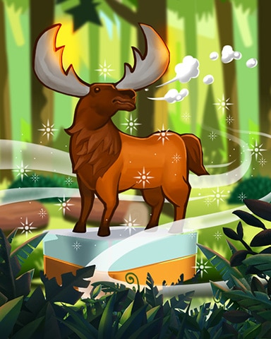 Mighty Elk Badge - Mahjong Safari HD