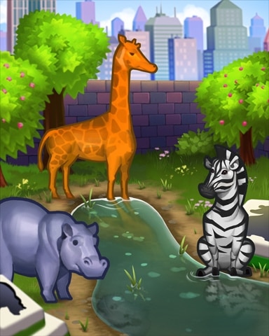 Pogo Zoo Escape Badge - Mahjong Safari HD