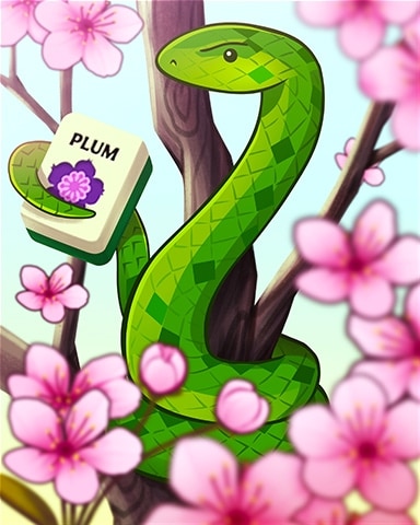 Snake Flowers Badge - Mahjong Safari HD Snake Flowers Badge - Mahjong Safari HD