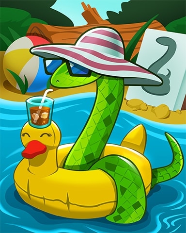 Summer Snake Badge - Mahjong Safari HD Summer Snake Badge - Mahjong Safari HD