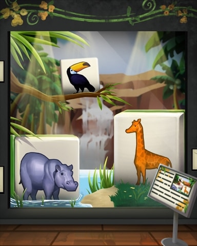 Museum Tiles Badge - Mahjong Safari HD