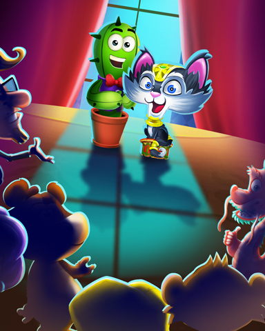 Bobble Friends Badge - Pogo Addiction Solitaire HD