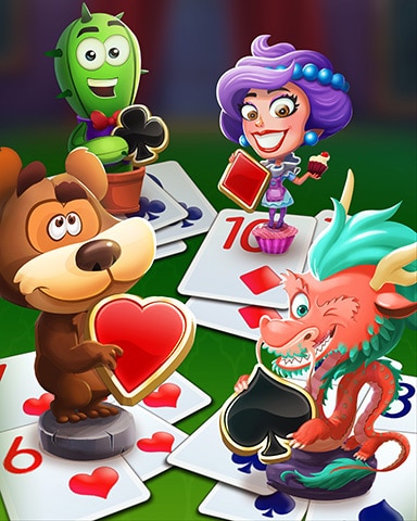 Bobbles At Play Badge - Pogo Addiction Solitaire HD