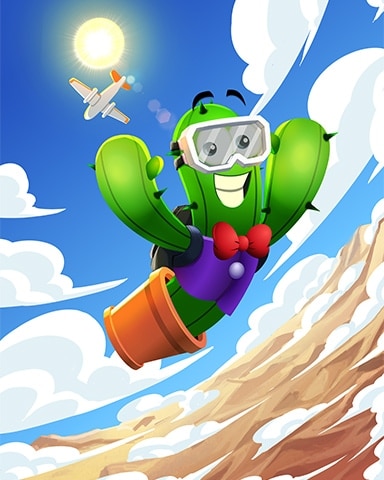 Skydiving Spike Badge - Poppit! Bingo Skydiving Spike Badge - Poppit! Bingo