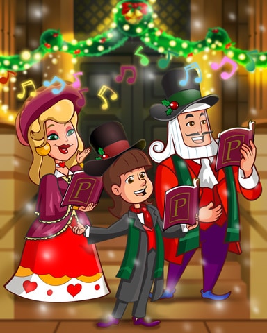 Court-a-Caroling Badge - Payday Freecell HD