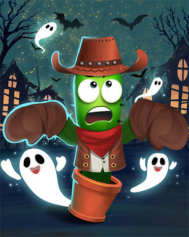 Ghostly Ghost Town Badge - Canasta HD