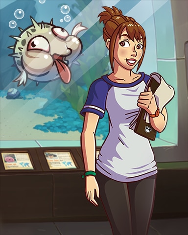 Making Faces Badge - Quinn's Aquarium