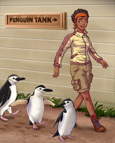 Penguin Parade Badge - Quinn's Aquarium