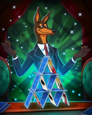 Doghouse Of Cards Badge - Spades HD