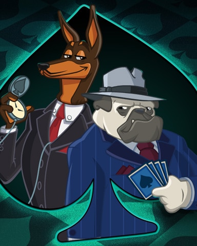 Dapper Dogs Badge - Spades HD