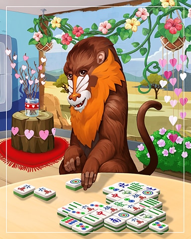 Mandrill's Safari Badge - Mahjong Safari HD