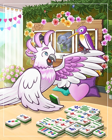 Feathered Friends Badge - Mahjong Sanctuary