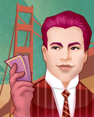 Hearts In SF Badge - World Class Solitaire HD