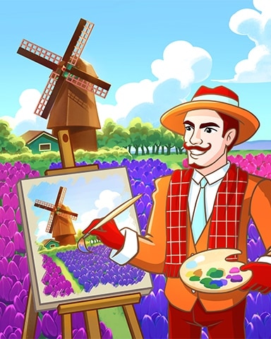 King Painting Badge - World Class Solitaire HD King Painting Badge - World Class Solitaire HD