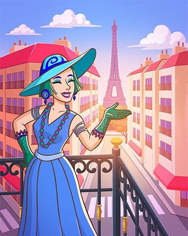 Queen Of Spades In Paris Badge - World Class Solitaire HD Queen Of Spades In Paris Badge - World Class Solitaire HD