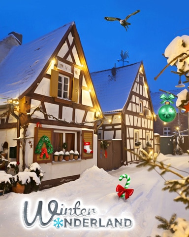 German Village Badge - Winter Wonderland