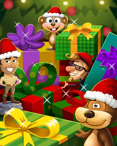 Holiday Buddies Badge - Pogo Addiction Solitaire HD