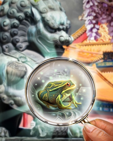 Mystic Frog Badge - Paranormal Destinations