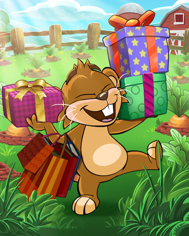 Gopher Gifts Badge - Word Whomp HD