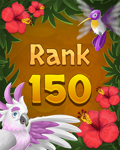 Rank 150 Badge - Mahjong Sanctuary