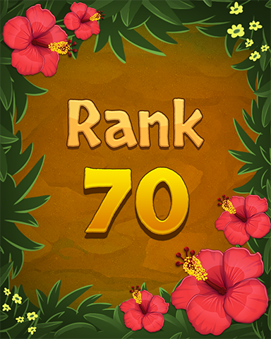 Rank 70 Badge - Mahjong Sanctuary