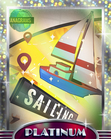 Anagrams Sailing Platinum Badge - Anagrams